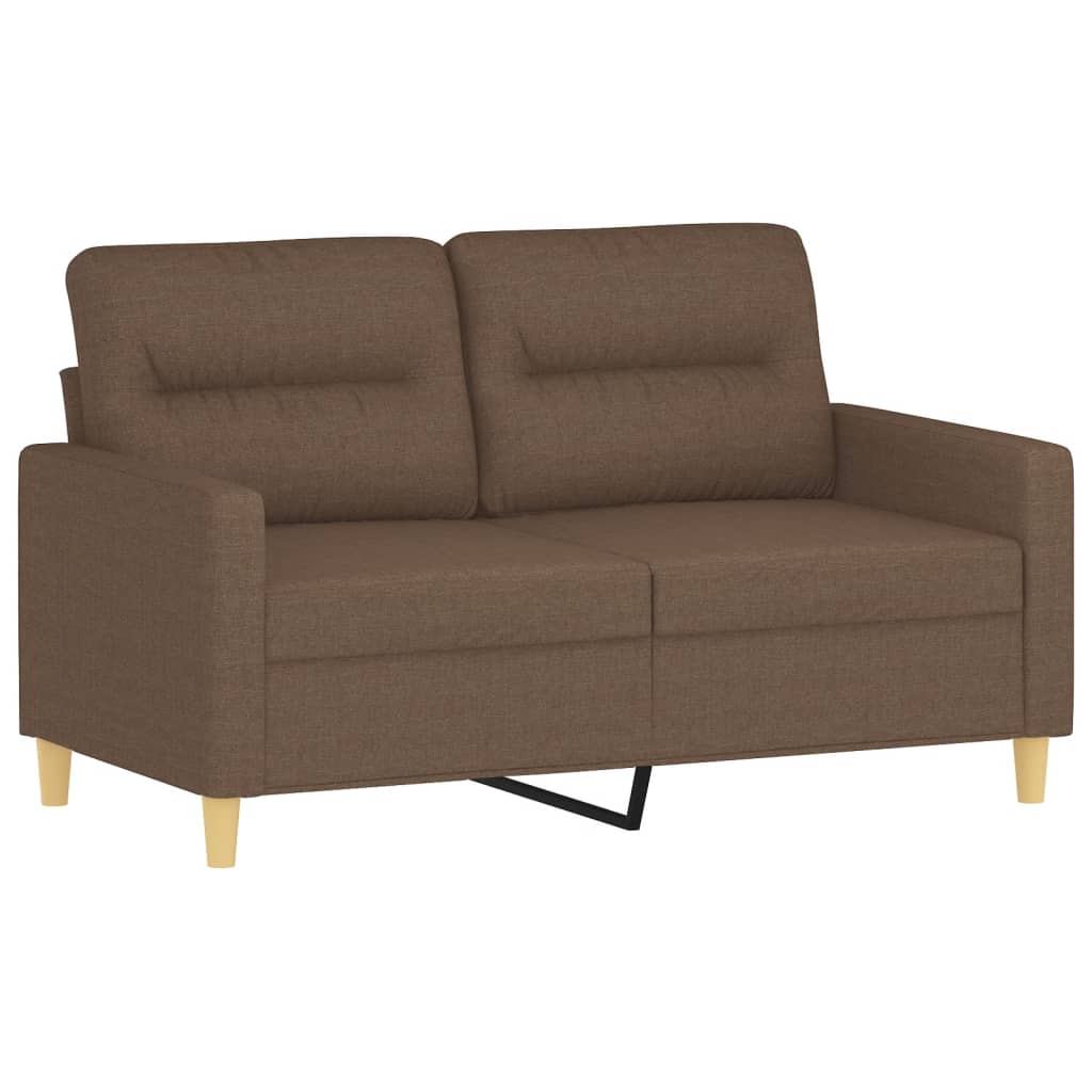 4-delige Loungeset met kussens stof bruin is nu te koop bij PeponiXL, paradijselijk wonen!