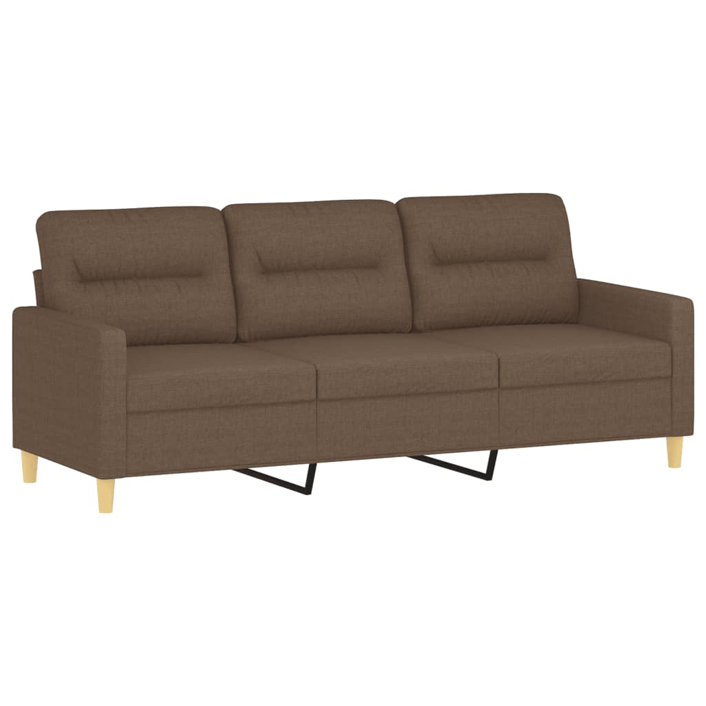 4-delige Loungeset met kussens stof bruin is nu te koop bij PeponiXL, paradijselijk wonen!