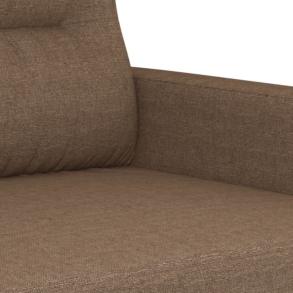 4-delige Loungeset met kussens stof bruin is nu te koop bij PeponiXL, paradijselijk wonen!