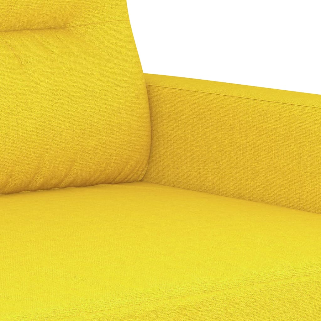 4-delige Loungeset met kussens stof lichtgeel is nu te koop bij PeponiXL, paradijselijk wonen!