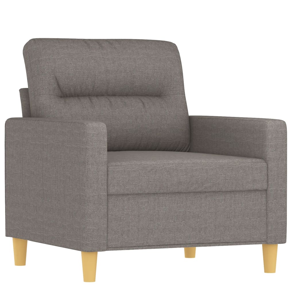 3-delige Loungeset met kussens stof taupe is nu te koop bij PeponiXL, paradijselijk wonen!