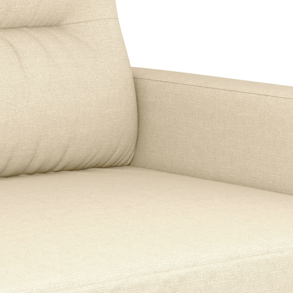 4-delige Loungeset met kussens stof crèmekleurig is nu te koop bij PeponiXL, paradijselijk wonen!