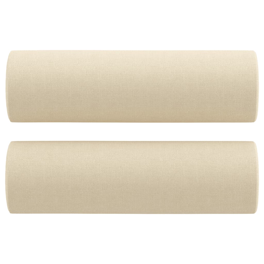 4-delige Loungeset met kussens stof crèmekleurig is nu te koop bij PeponiXL, paradijselijk wonen!