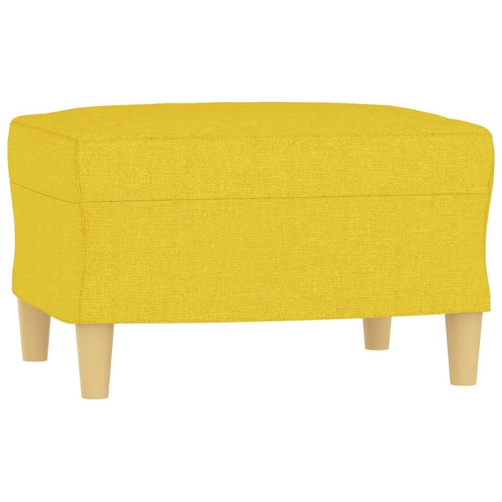4-delige Loungeset met kussens stof lichtgeel is nu te koop bij PeponiXL, paradijselijk wonen!