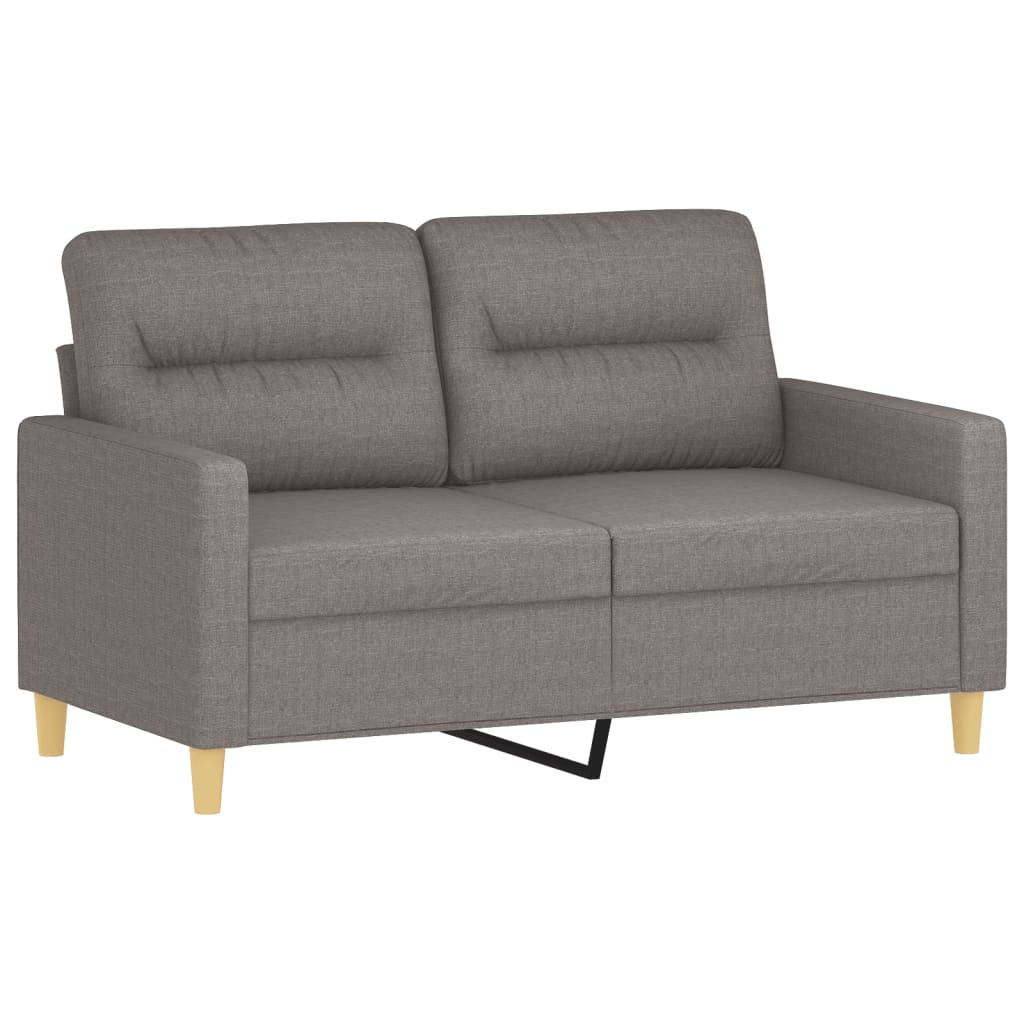 4-delige Loungeset met kussens stof taupe is nu te koop bij PeponiXL, paradijselijk wonen!