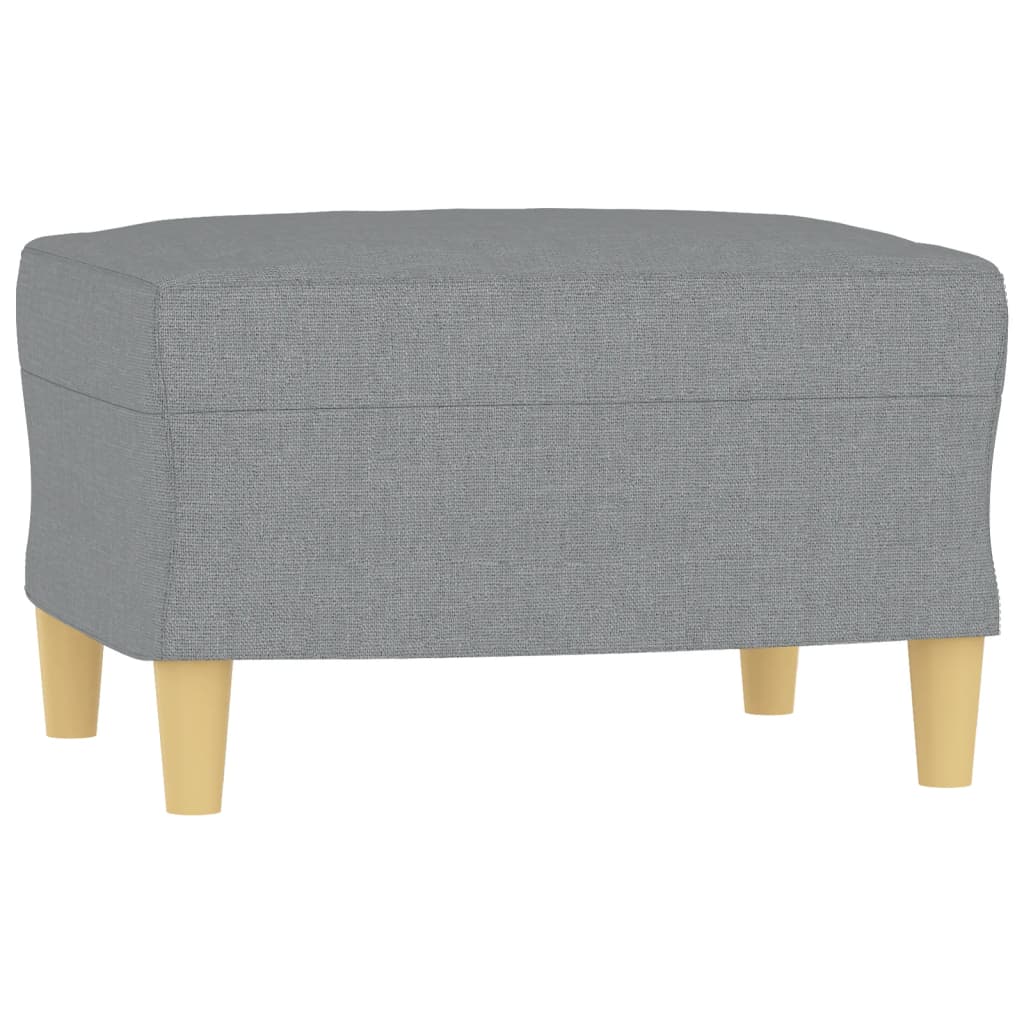 3-delige Loungeset met kussens stof lichtgrijs is nu te koop bij PeponiXL, paradijselijk wonen!