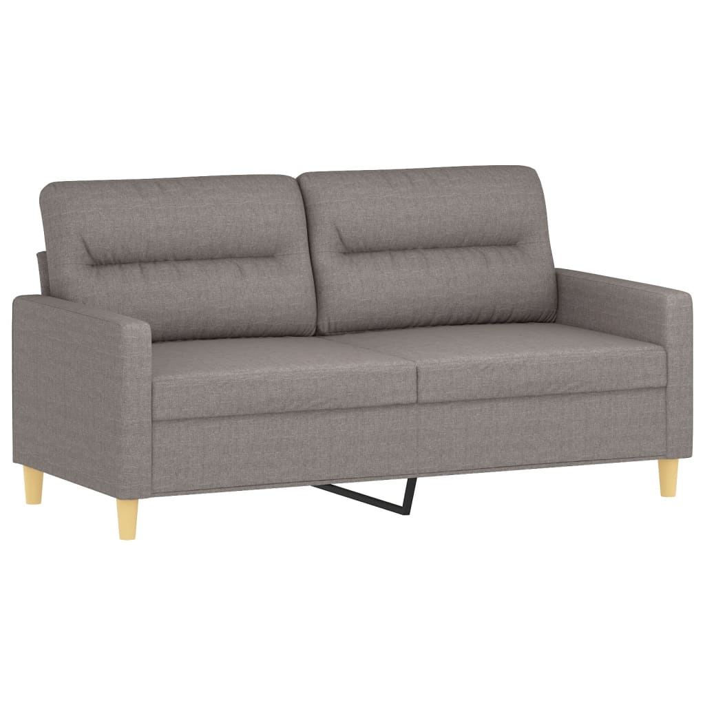 3-delige Loungeset met kussens stof taupe is nu te koop bij PeponiXL, paradijselijk wonen!