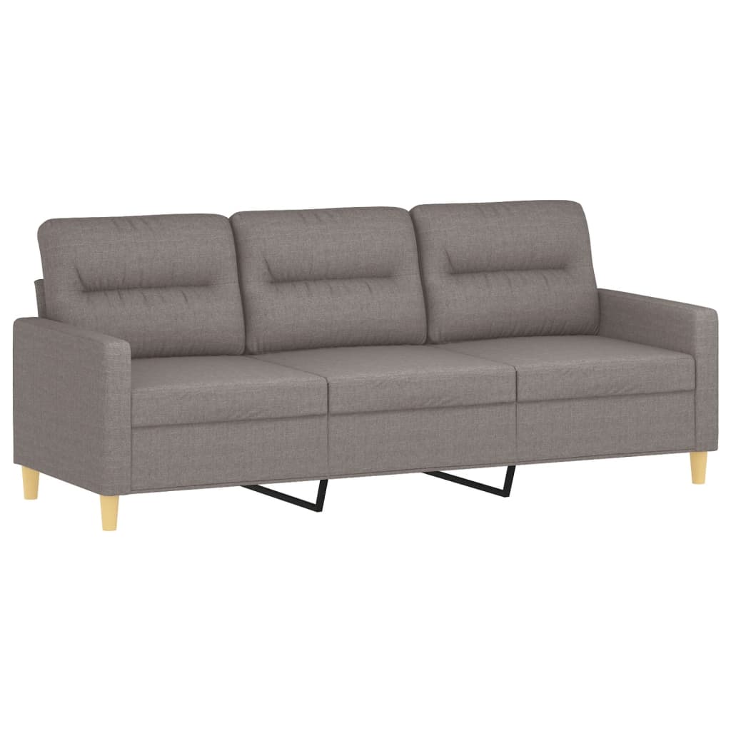 2-delige Loungeset met kussens stof taupe is nu te koop bij PeponiXL, paradijselijk wonen!