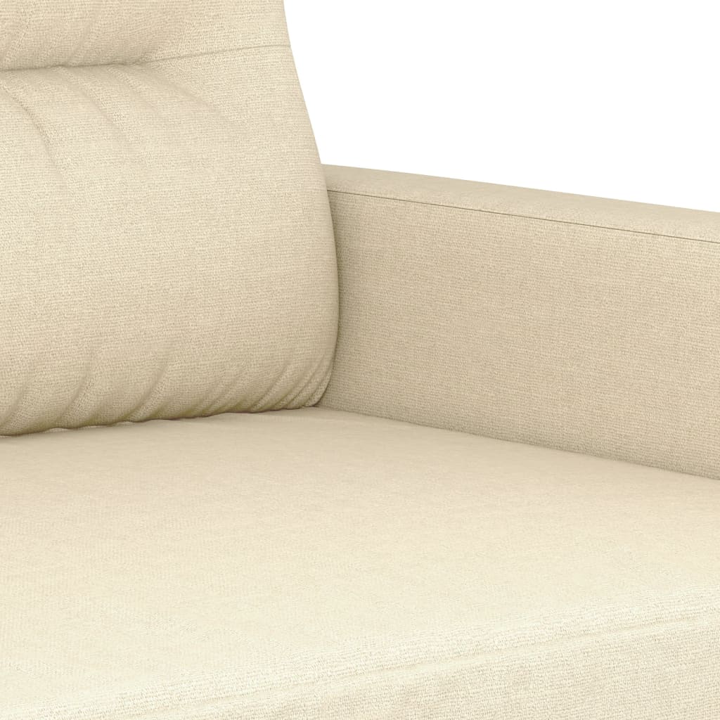 3-delige Loungeset met kussens stof crèmekleurig is nu te koop bij PeponiXL, paradijselijk wonen!