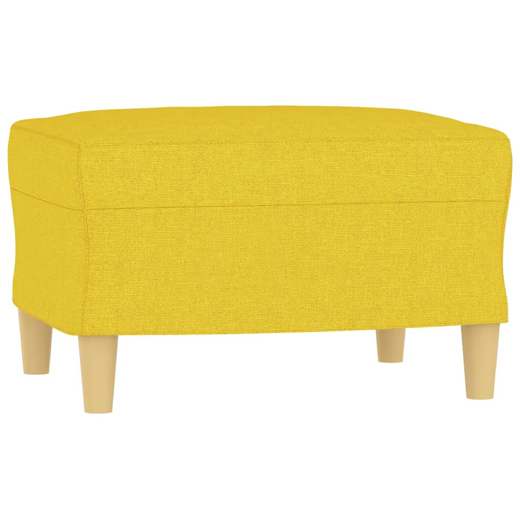 3-delige Loungeset met kussens stof lichtgeel is nu te koop bij PeponiXL, paradijselijk wonen!