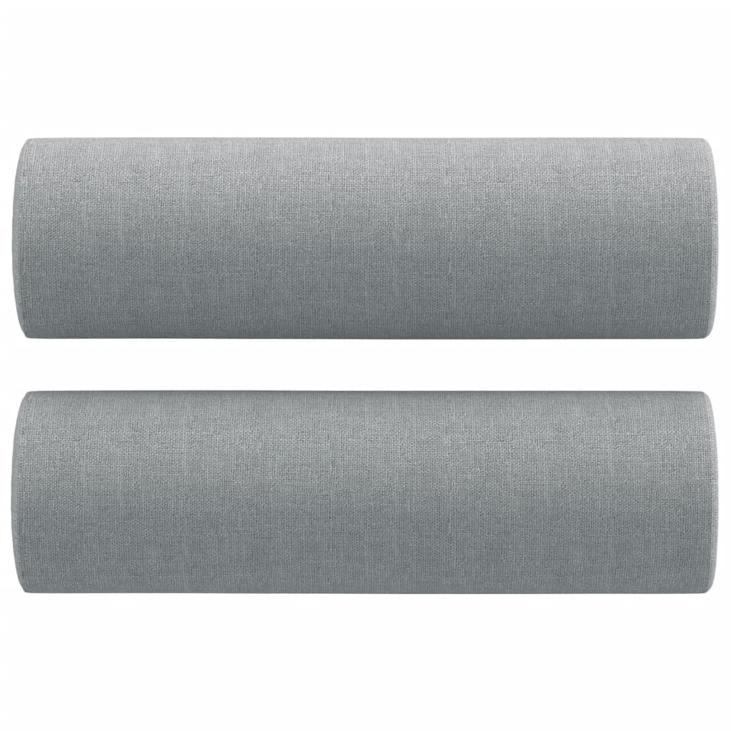2-delige Loungeset met kussens stof lichtgrijs is nu te koop bij PeponiXL, paradijselijk wonen!