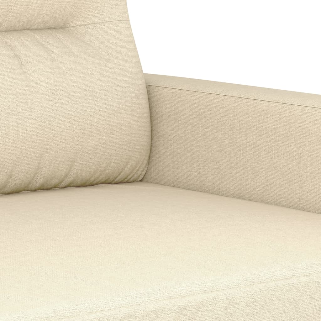2-delige Loungeset met kussens stof crèmekleurig is nu te koop bij PeponiXL, paradijselijk wonen!