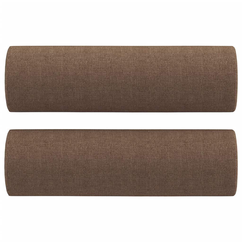 2-delige Loungeset met kussens stof bruin is nu te koop bij PeponiXL, paradijselijk wonen!