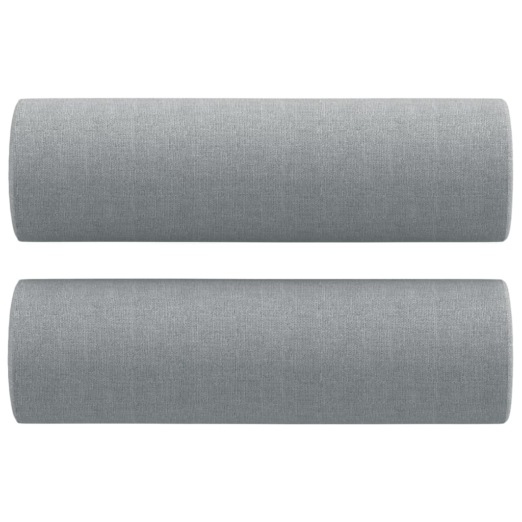 3-delige Loungeset met kussens stof lichtgrijs is nu te koop bij PeponiXL, paradijselijk wonen!