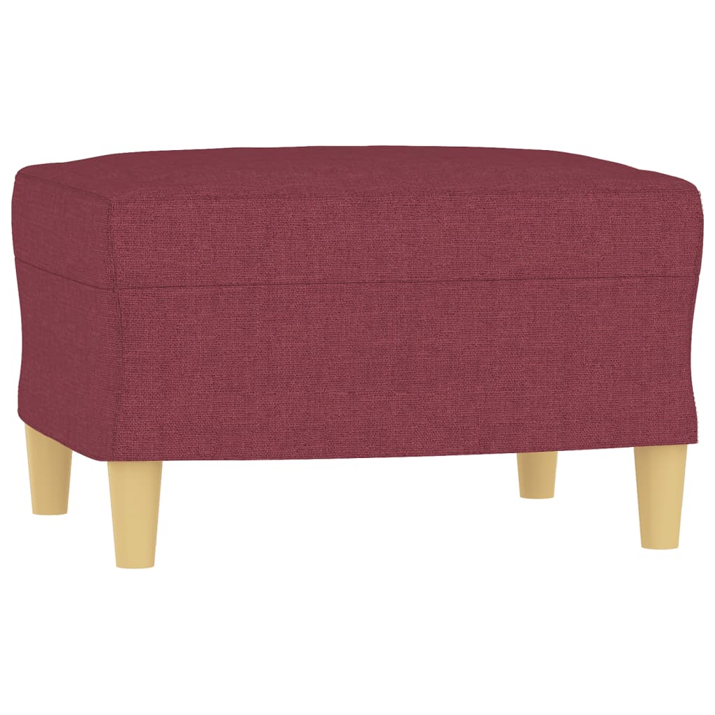 3-delige Loungeset met kussens stof wijnrood is nu te koop bij PeponiXL, paradijselijk wonen!