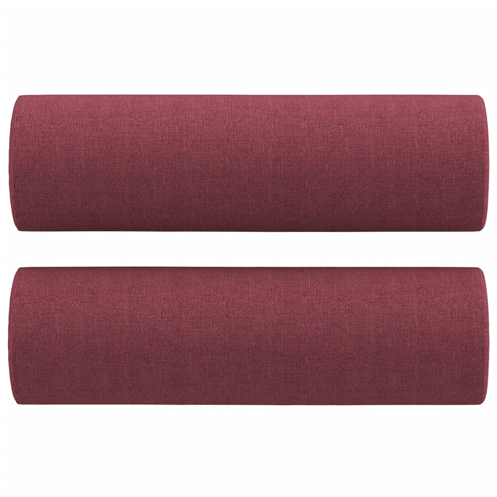 3-delige Loungeset met kussens stof wijnrood is nu te koop bij PeponiXL, paradijselijk wonen!
