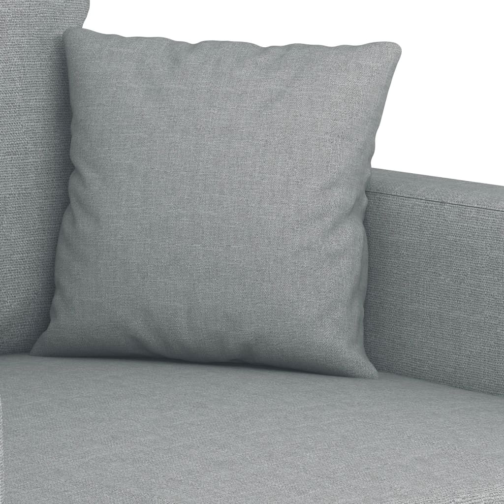 4-delige Loungeset met kussens stof lichtgrijs is nu te koop bij PeponiXL, paradijselijk wonen!