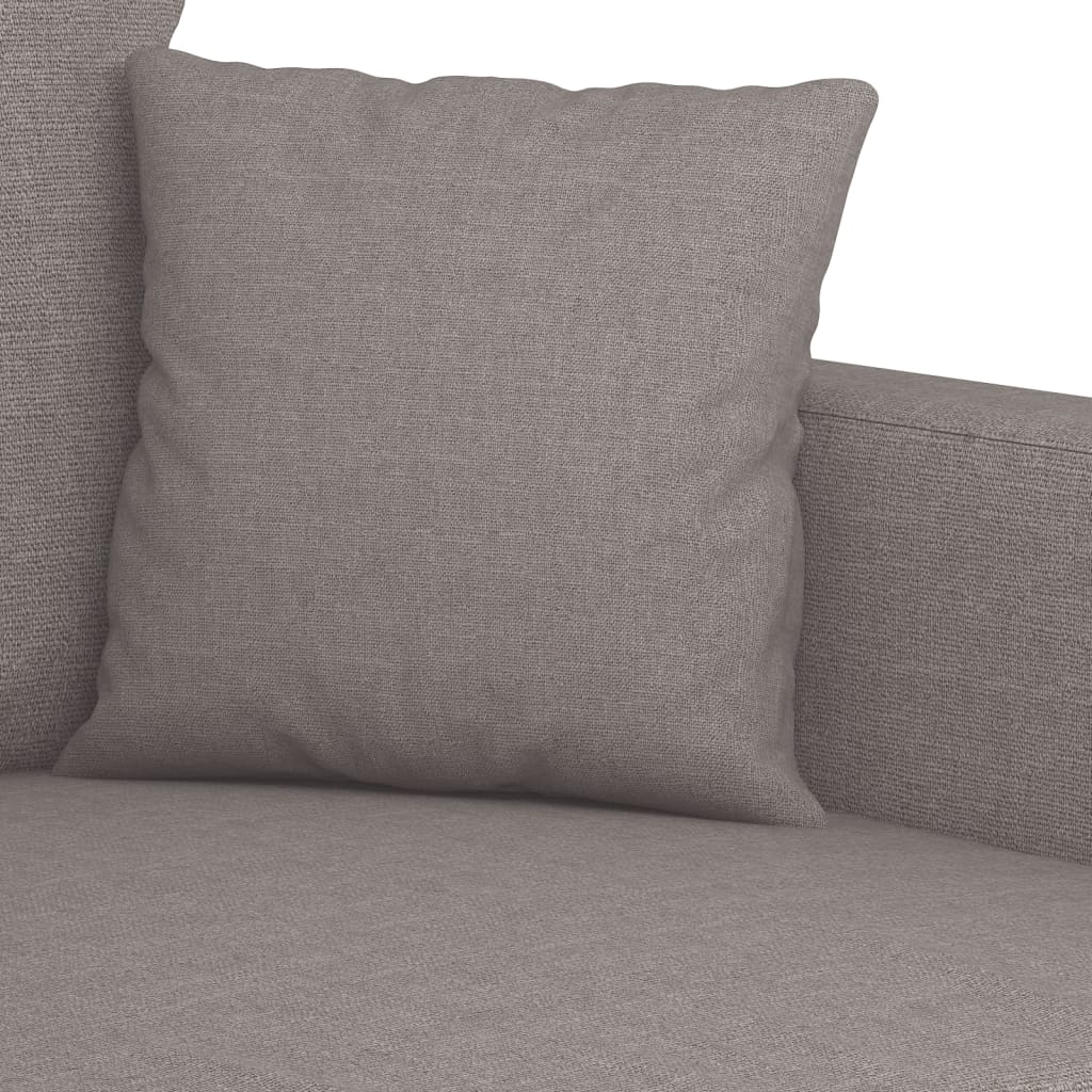 4-delige Loungeset met kussens stof taupe is nu te koop bij PeponiXL, paradijselijk wonen!
