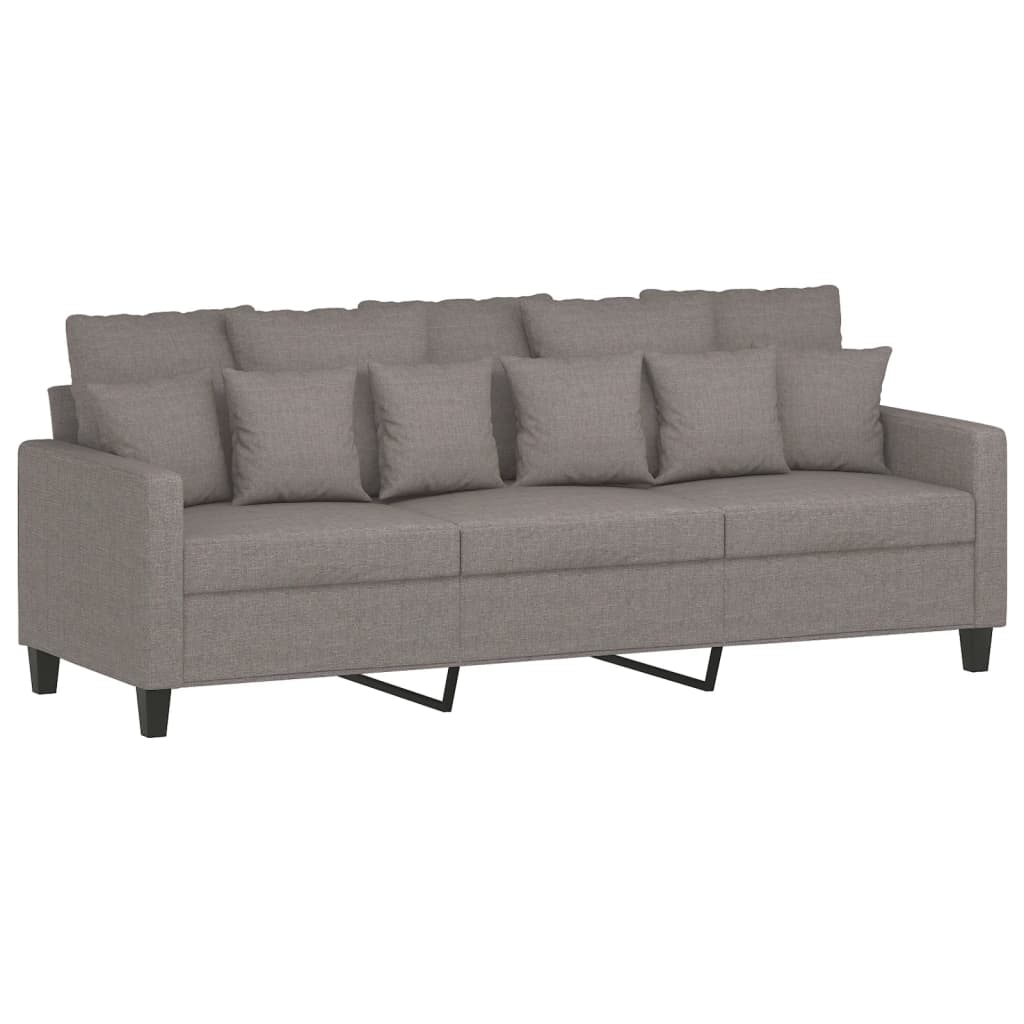 2-delige Loungeset met kussens stof taupe is nu te koop bij PeponiXL, paradijselijk wonen!