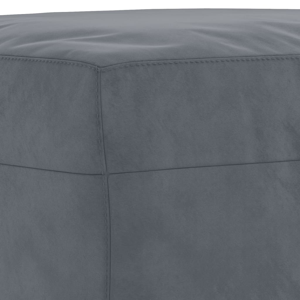 4-delige Loungeset met kussens fluweel donkergrijs is nu te koop bij PeponiXL, paradijselijk wonen!