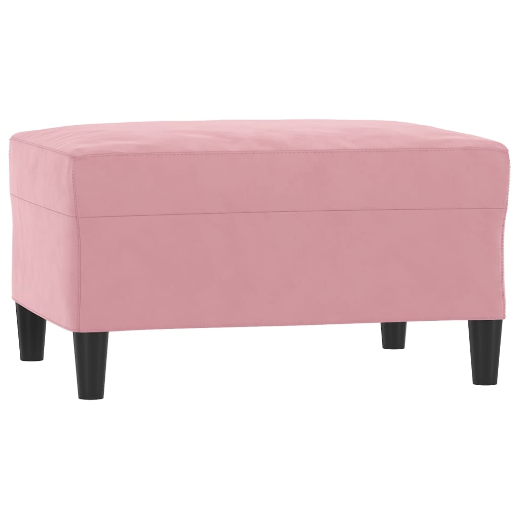 4-delige Loungeset met kussens fluweel roze is nu te koop bij PeponiXL, paradijselijk wonen!