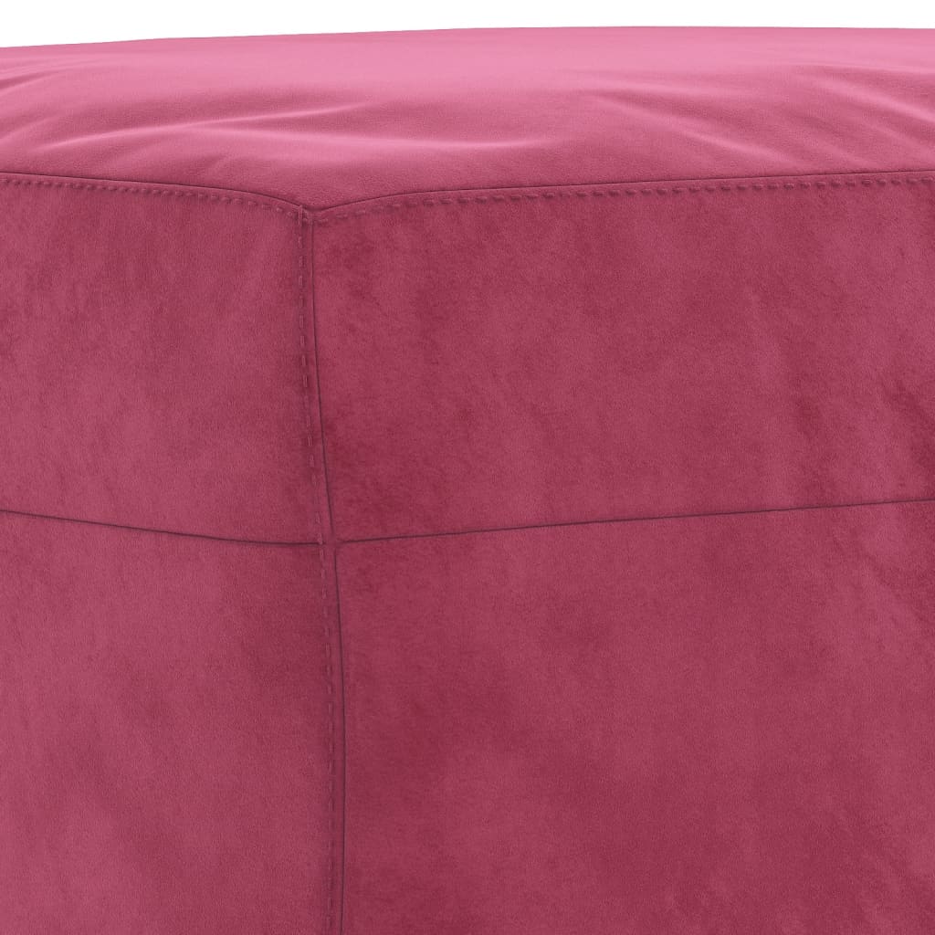4-delige Loungeset met kussens fluweel wijnrood is nu te koop bij PeponiXL, paradijselijk wonen!