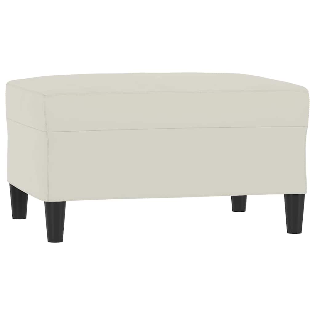 4-delige Loungeset met kussens fluweel crèmekleurig is nu te koop bij PeponiXL, paradijselijk wonen!