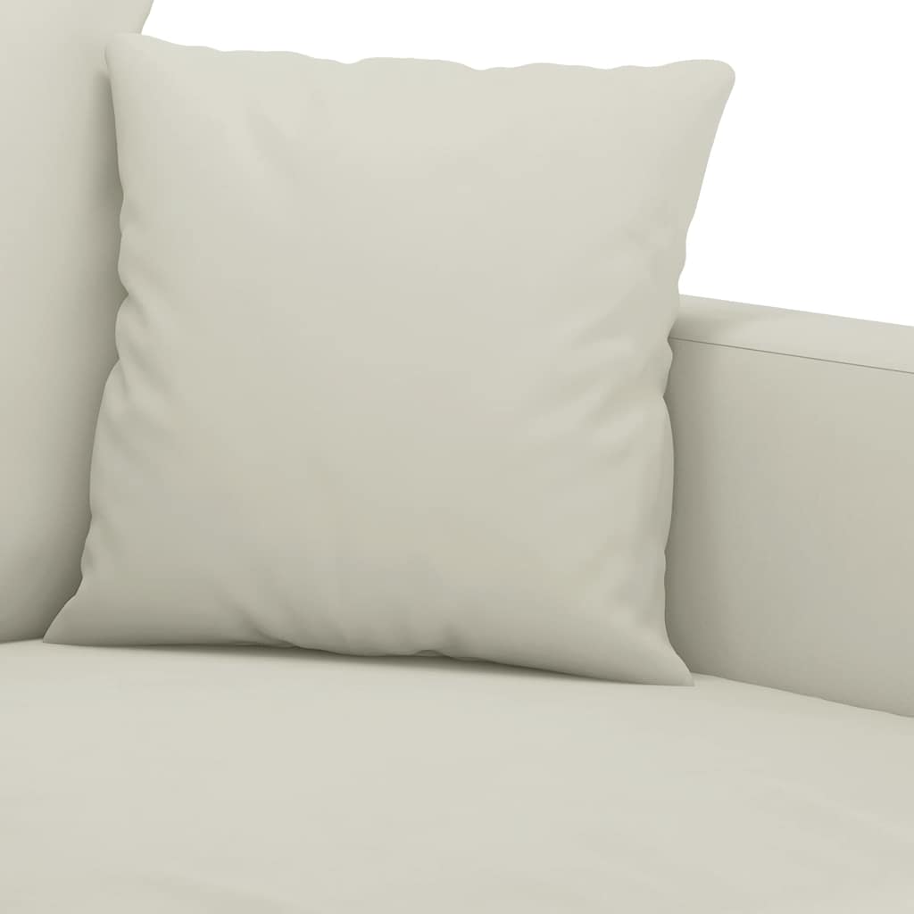 4-delige Loungeset met kussens fluweel crèmekleurig is nu te koop bij PeponiXL, paradijselijk wonen!