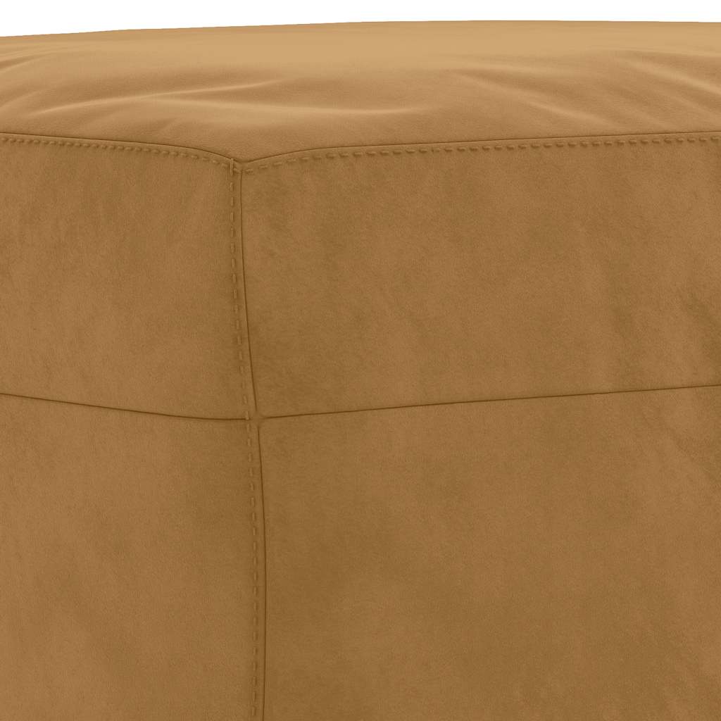 3-delige Loungeset met kussens fluweel bruin is nu te koop bij PeponiXL, paradijselijk wonen!