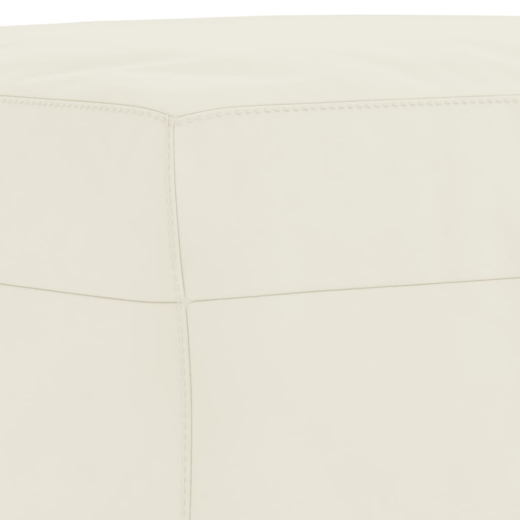 3-delige Loungeset met kussens fluweel crèmekleurig is nu te koop bij PeponiXL, paradijselijk wonen!