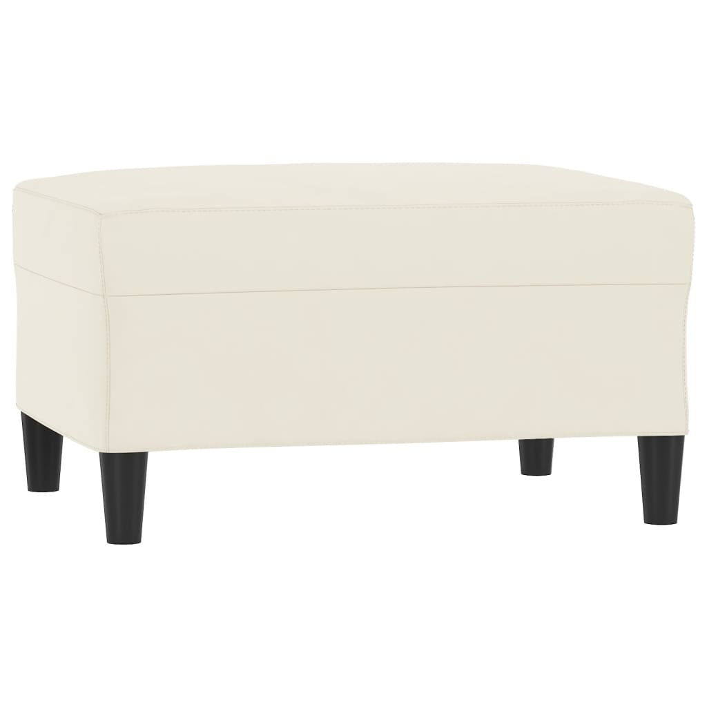 3-delige Loungeset met kussens fluweel crèmekleurig is nu te koop bij PeponiXL, paradijselijk wonen!