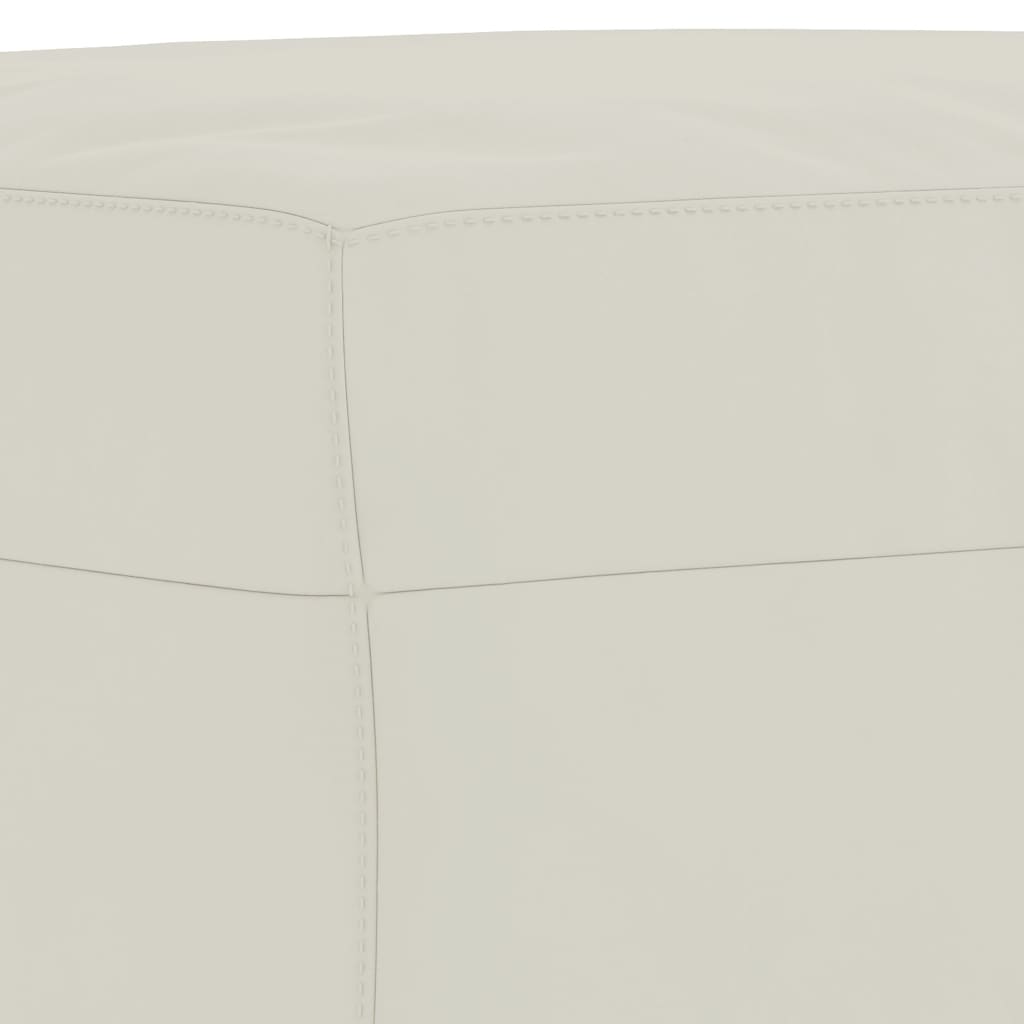 3-delige Loungeset met kussens fluweel crèmekleurig is nu te koop bij PeponiXL, paradijselijk wonen!