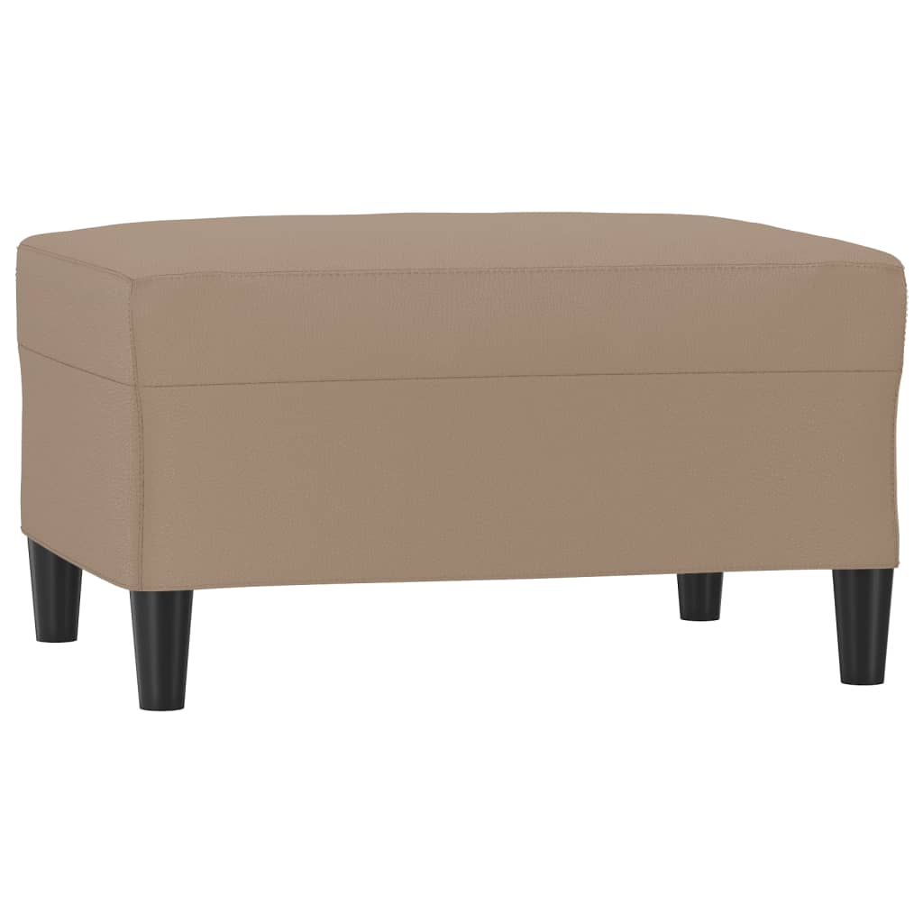 4-delige Loungeset met kussens kunstleer cappuccino is nu te koop bij PeponiXL, paradijselijk wonen!