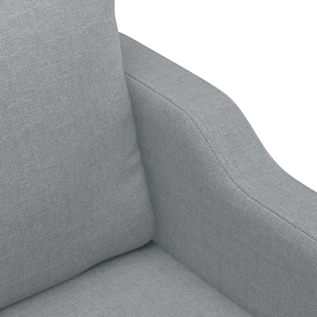 3-delige Loungeset met kussens stof lichtgrijs is nu te koop bij PeponiXL, paradijselijk wonen!