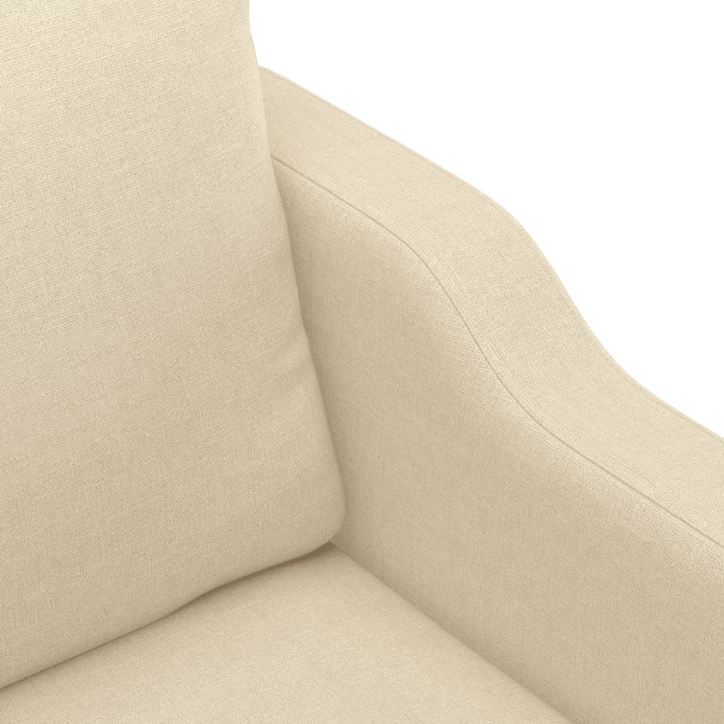 4-delige Loungeset met kussens stof crèmekleurig is nu te koop bij PeponiXL, paradijselijk wonen!