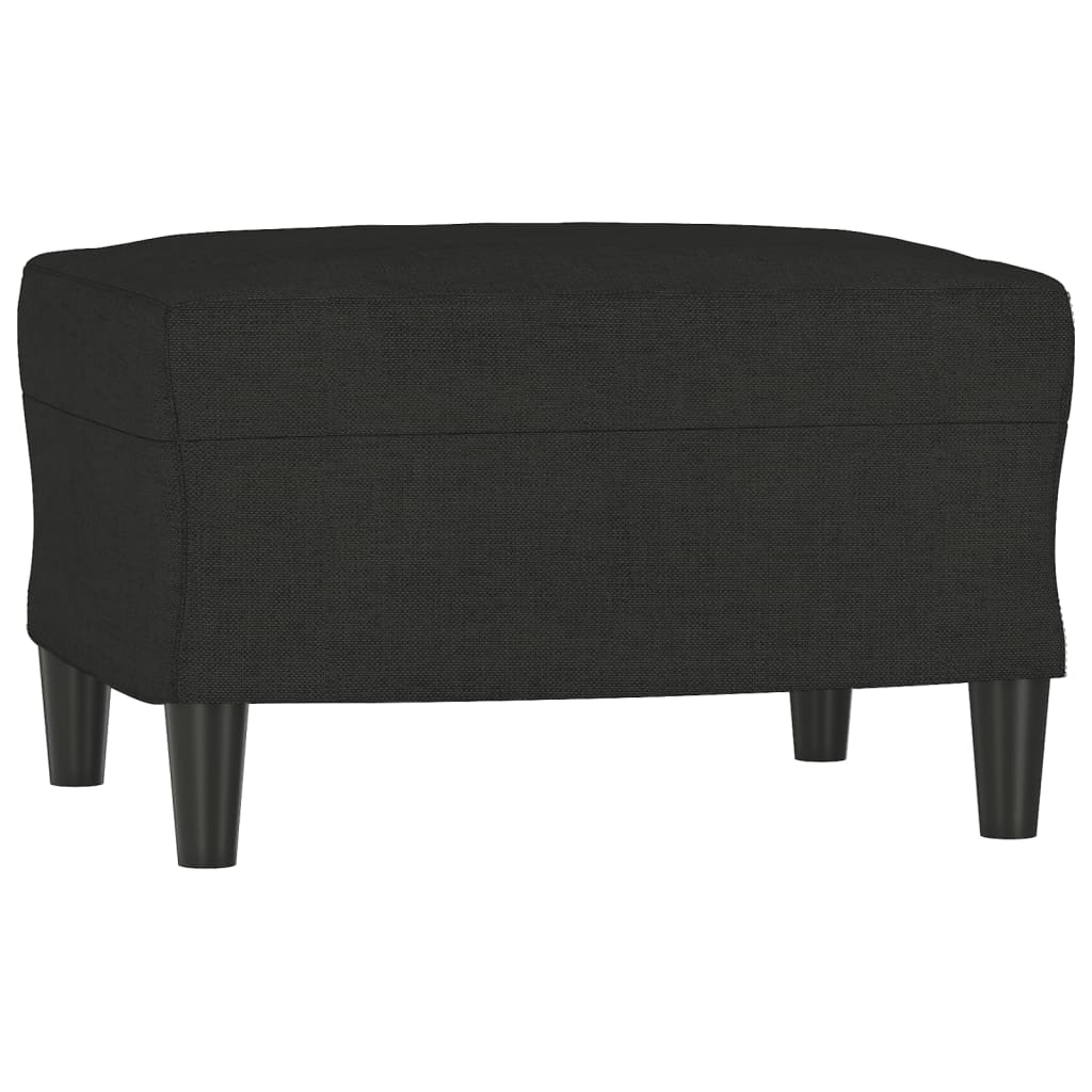 4-delige loungeset met kussens stof zwart is nu te koop bij PeponiXL, paradijselijk wonen!