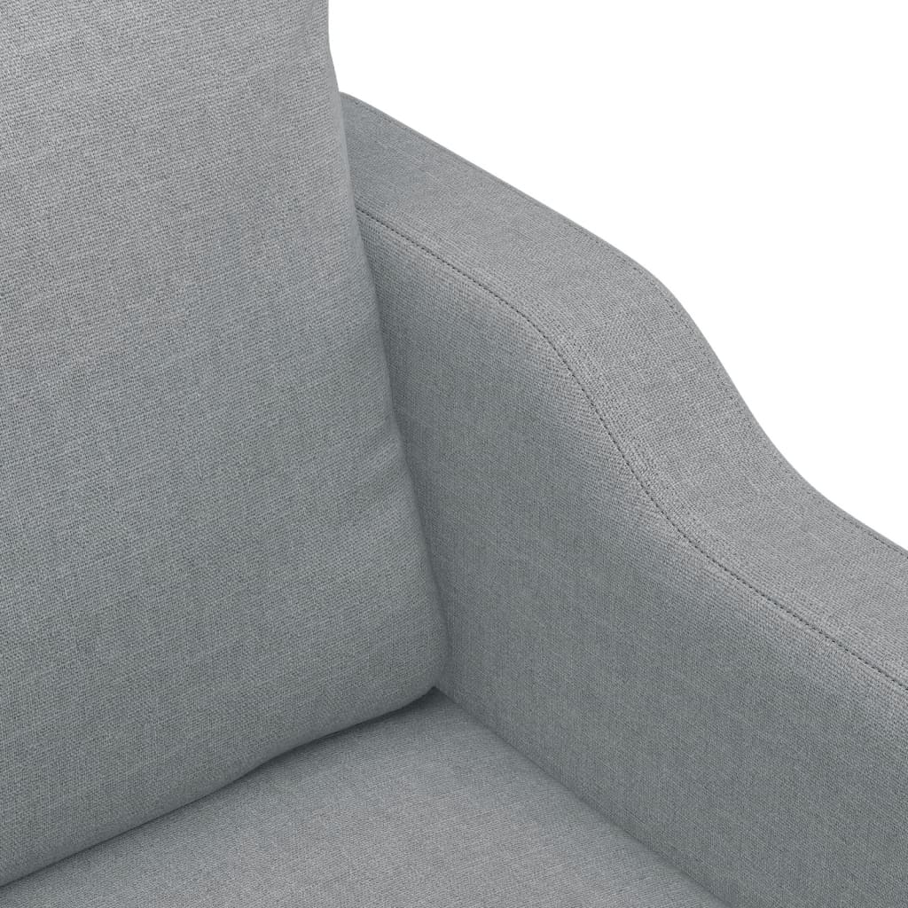 3-delige Loungeset met kussens stof lichtgrijs is nu te koop bij PeponiXL, paradijselijk wonen!