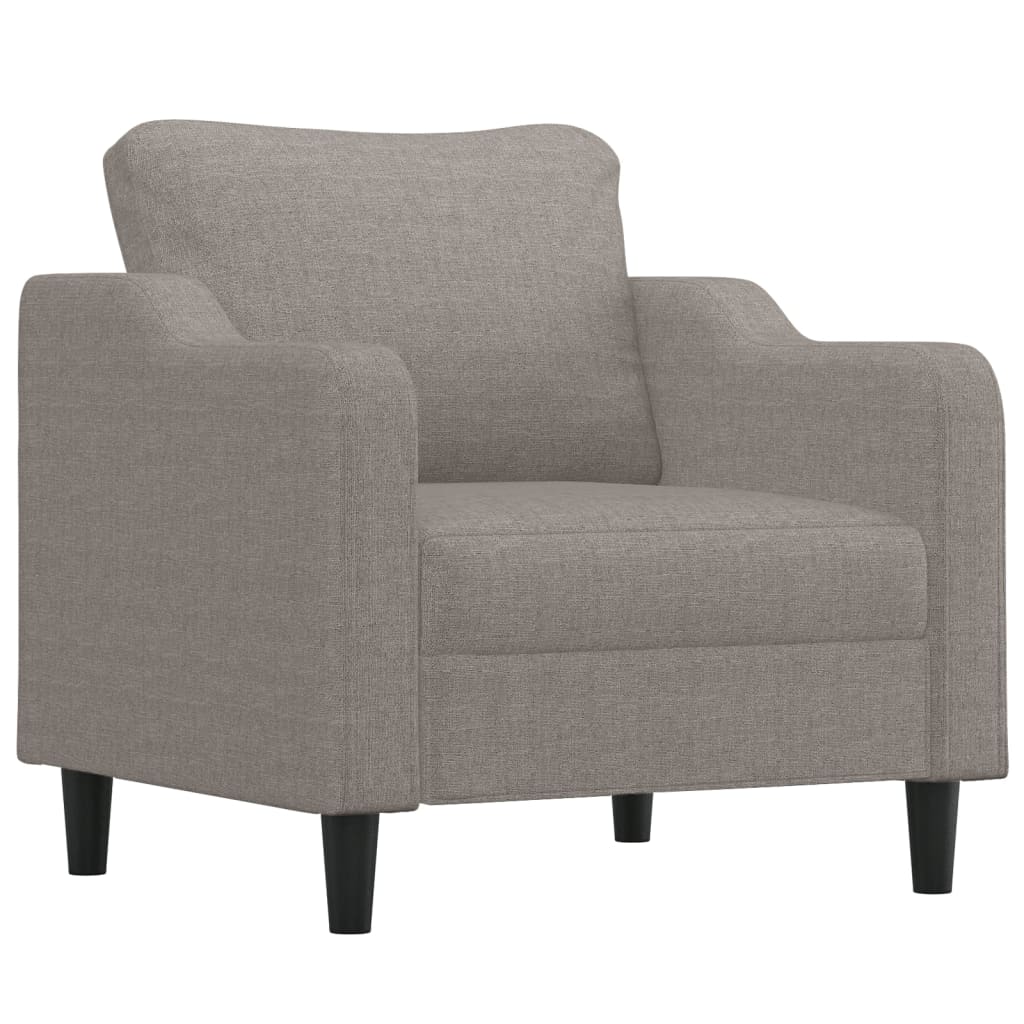3-delige Loungeset met kussens stof taupe is nu te koop bij PeponiXL, paradijselijk wonen!