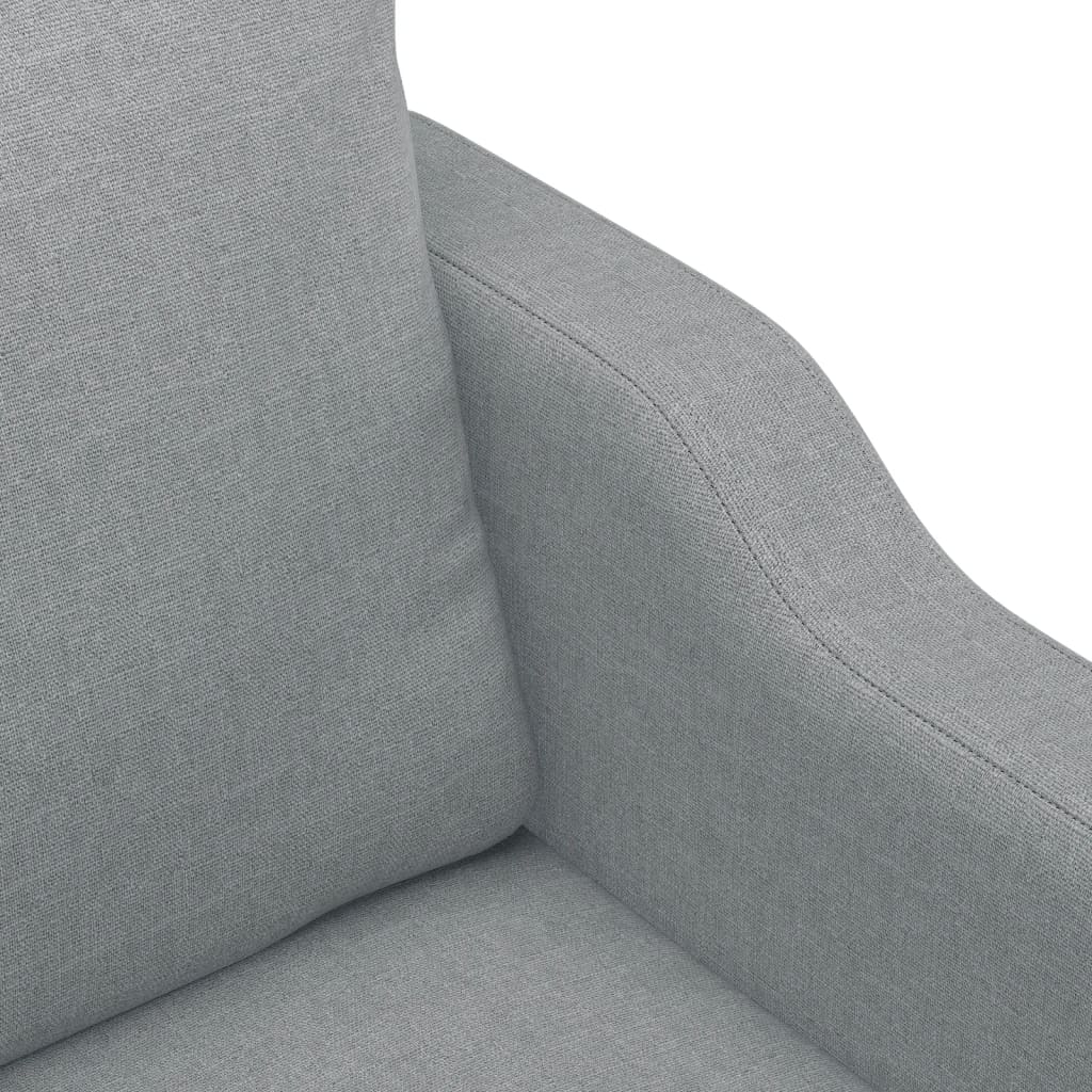 4-delige Loungeset met kussens stof lichtgrijs is nu te koop bij PeponiXL, paradijselijk wonen!