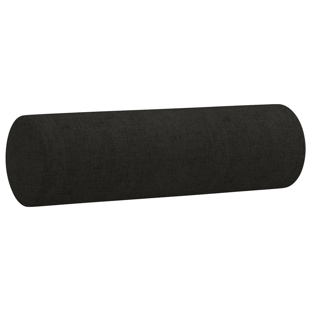 4-delige Loungeset met kussens stof zwart is nu te koop bij PeponiXL, paradijselijk wonen!