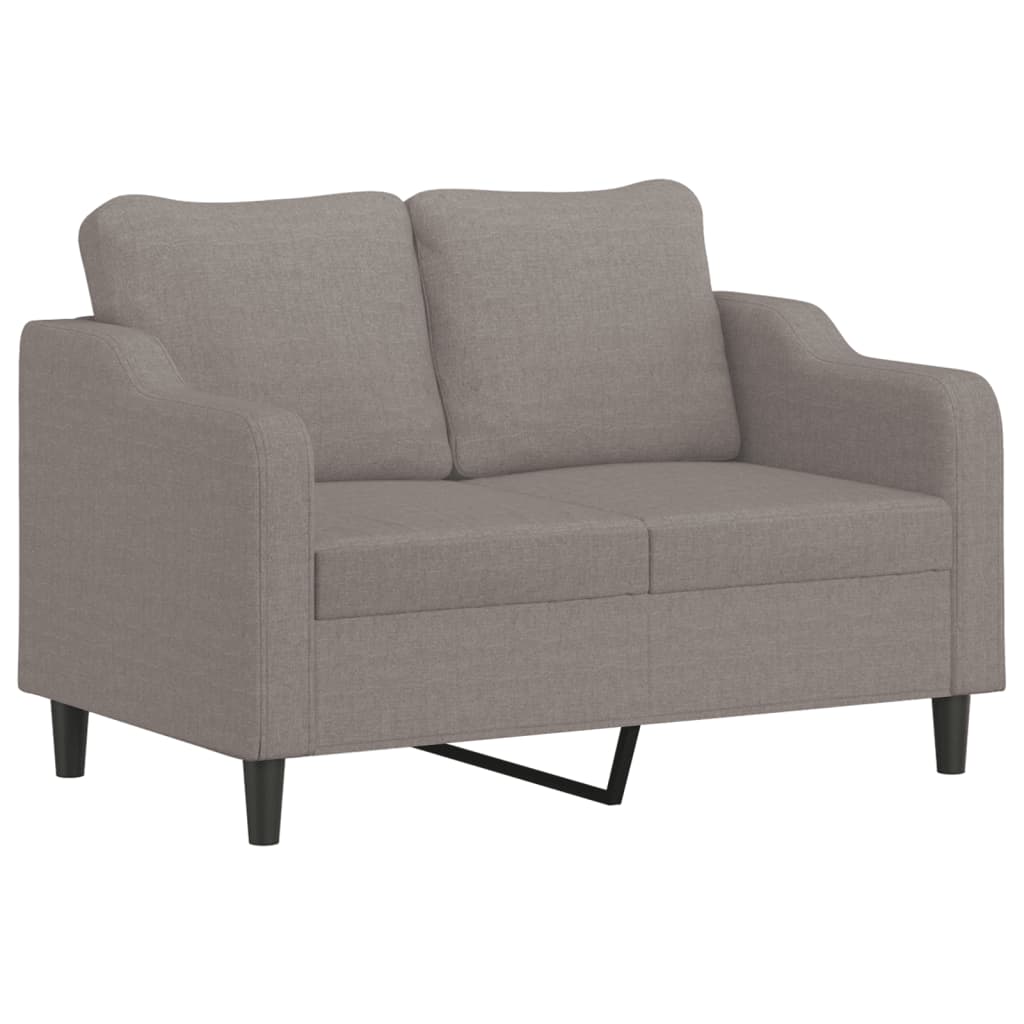 4-delige Loungeset met kussens stof taupe is nu te koop bij PeponiXL, paradijselijk wonen!