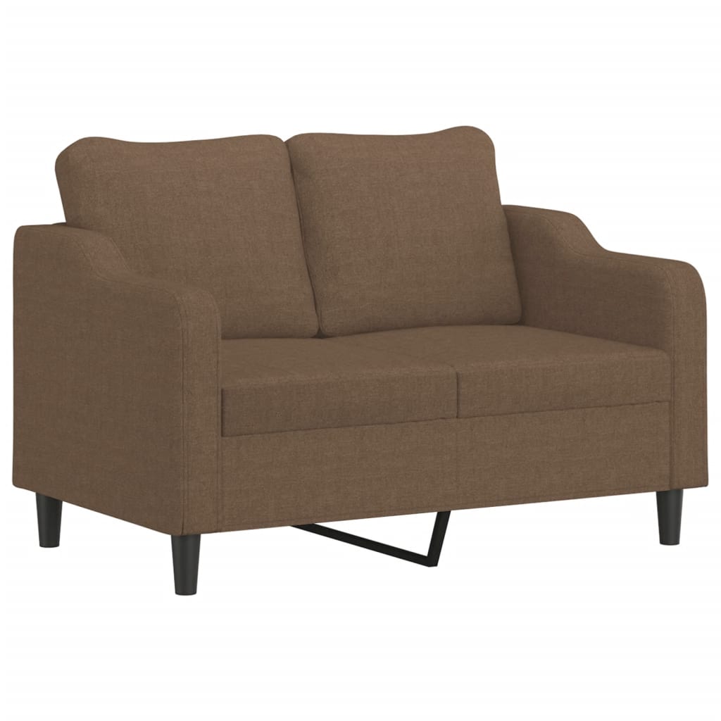 2-delige Loungeset met kussens stof bruin is nu te koop bij PeponiXL, paradijselijk wonen!