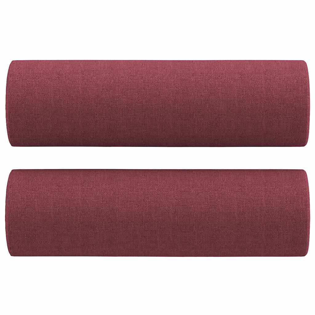 2-delige Loungeset met kussens stof wijnrood is nu te koop bij PeponiXL, paradijselijk wonen!