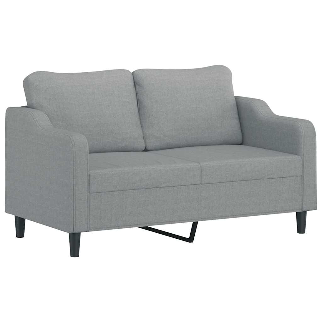3-delige Loungeset met kussens stof lichtgrijs is nu te koop bij PeponiXL, paradijselijk wonen!
