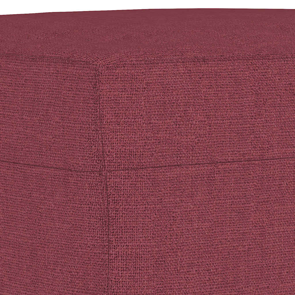 3-delige Loungeset met kussens stof wijnrood is nu te koop bij PeponiXL, paradijselijk wonen!
