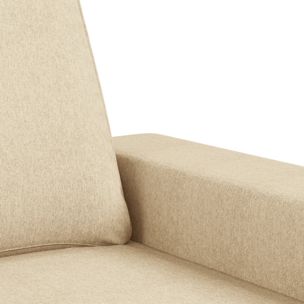 3-delige Loungeset stof crèmekleurig is nu te koop bij PeponiXL, paradijselijk wonen!