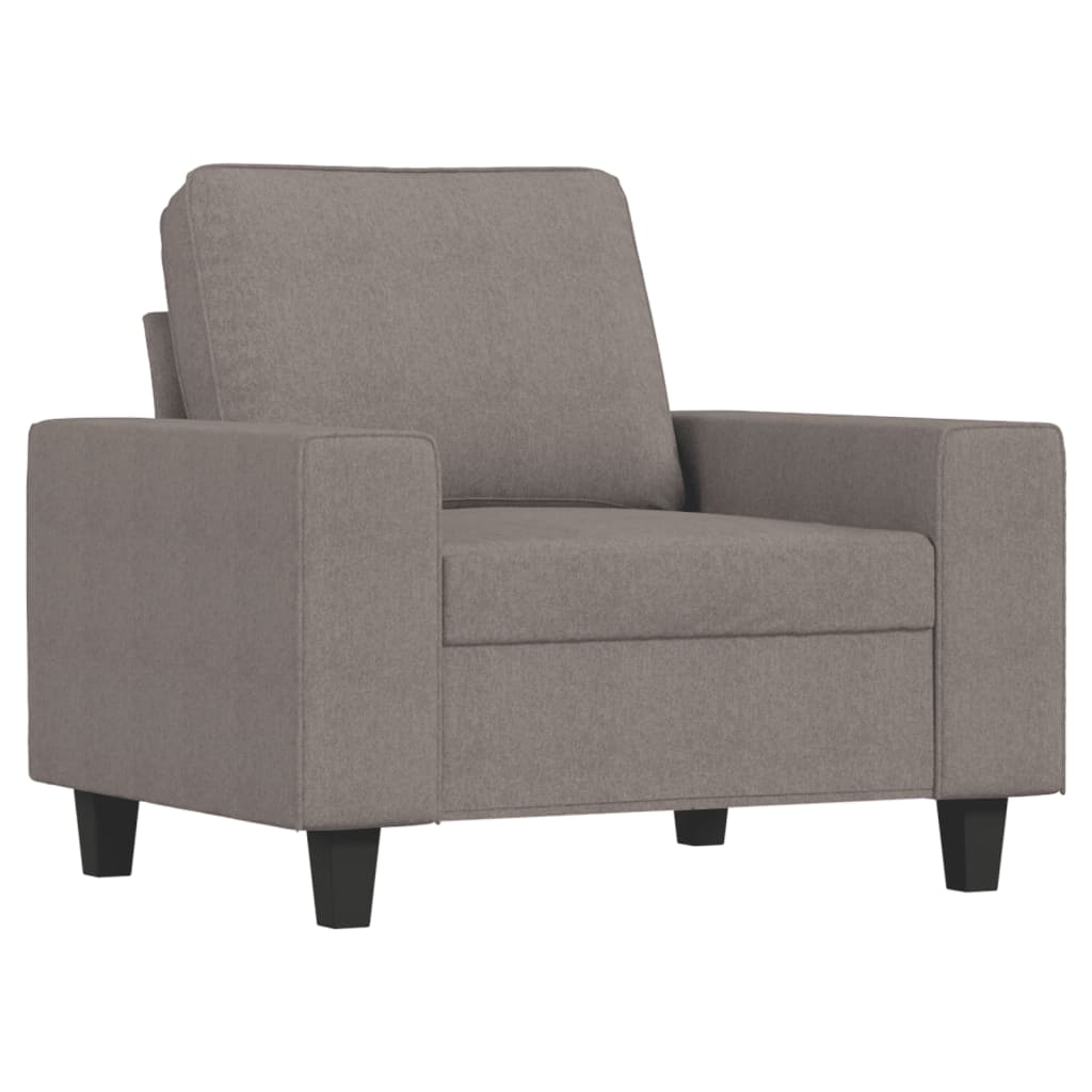 3-delige Loungeset stof taupe is nu te koop bij PeponiXL, paradijselijk wonen!