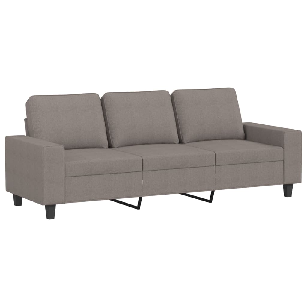 3-delige Loungeset stof taupe is nu te koop bij PeponiXL, paradijselijk wonen!