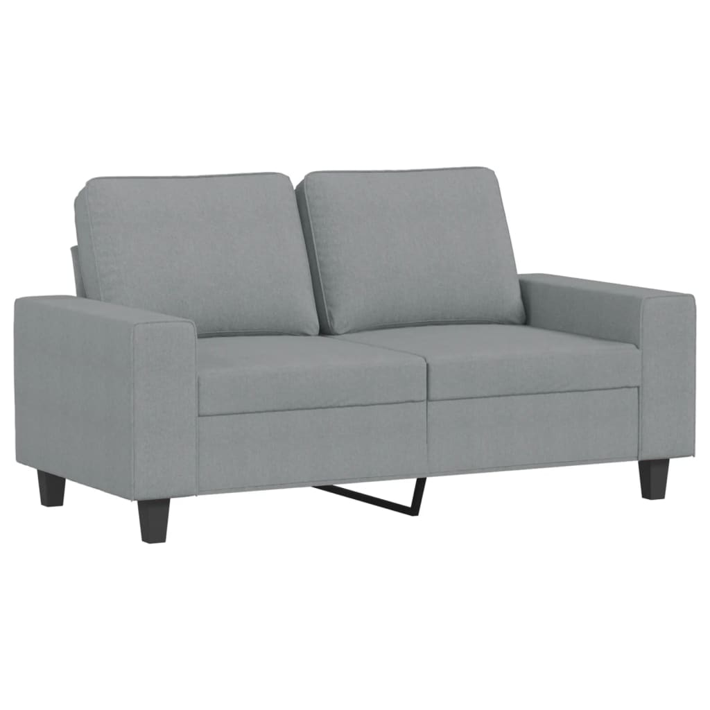 4-delige Loungeset stof lichtgrijs is nu te koop bij PeponiXL, paradijselijk wonen!