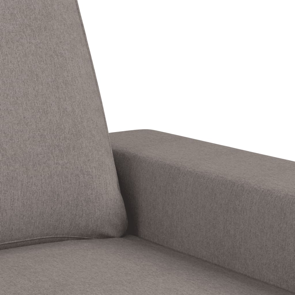 2-delige Loungeset stof taupe is nu te koop bij PeponiXL, paradijselijk wonen!